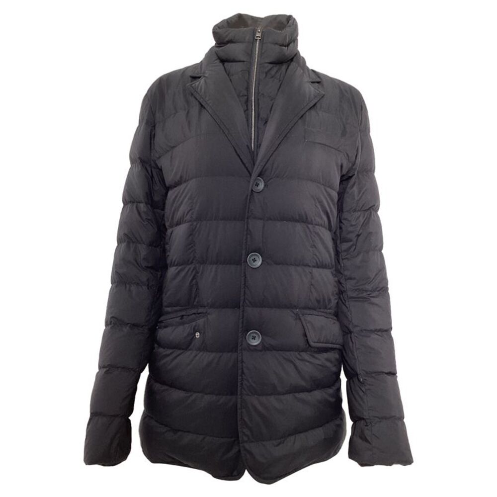Herno Legend Down Blazer with Removable Bib in Black Polyamide